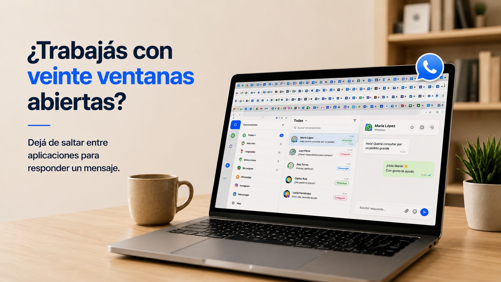 ¿Trabajás con veinte ventanas abiertas?
